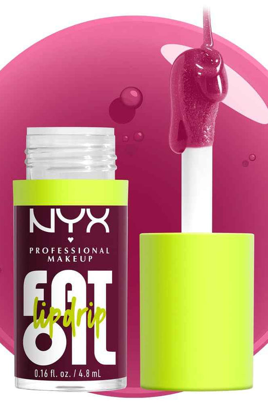 Fat Oil Lip Drip, Moisturizing Lip Oil Gloss, Vegan Tinted Formula, up to 12 HR Hydration - Missed Call (Sheer Pink)