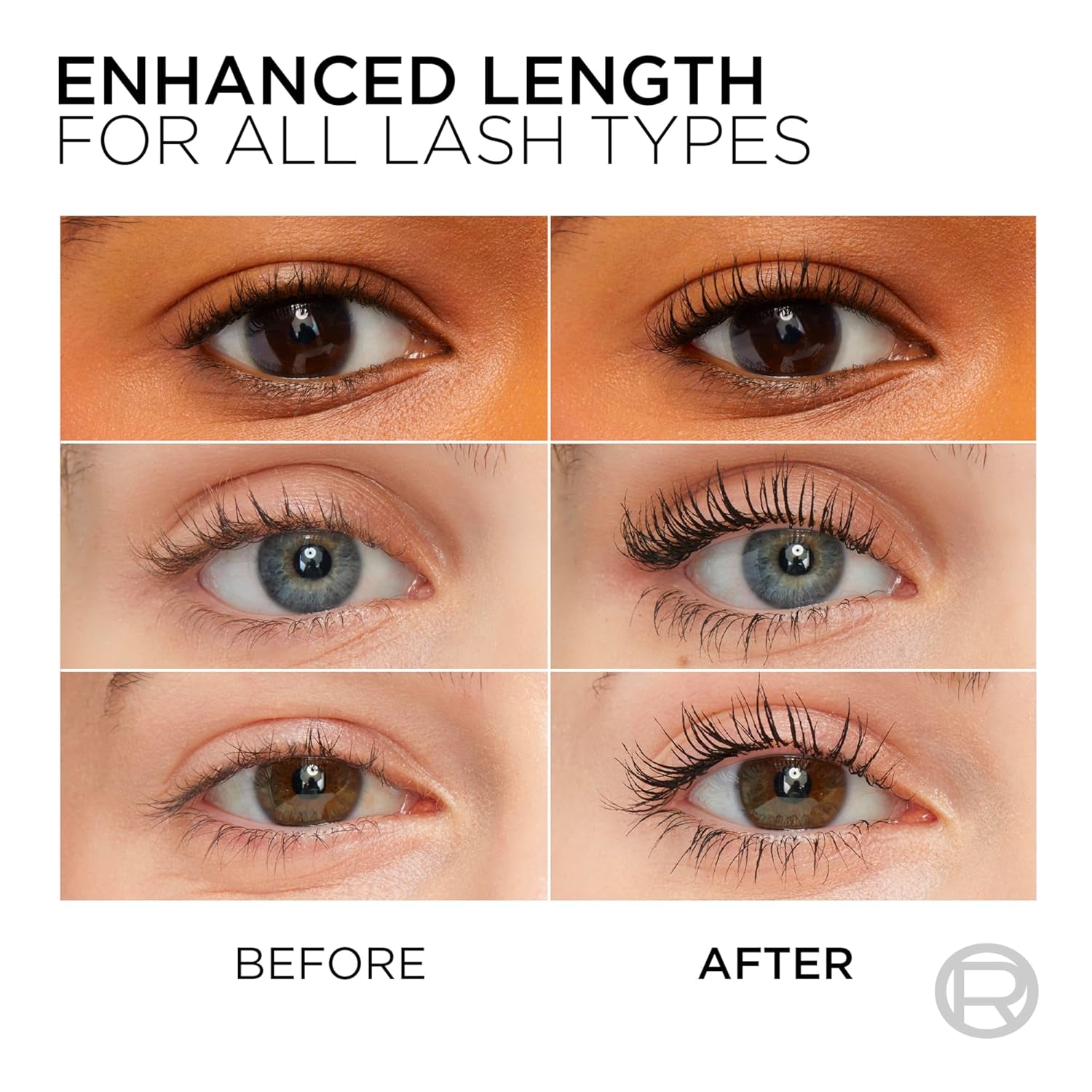 Makeup Telescopic Original Lengthening Mascara, Blackest Black, 0.27 Fl Oz (1 Count)