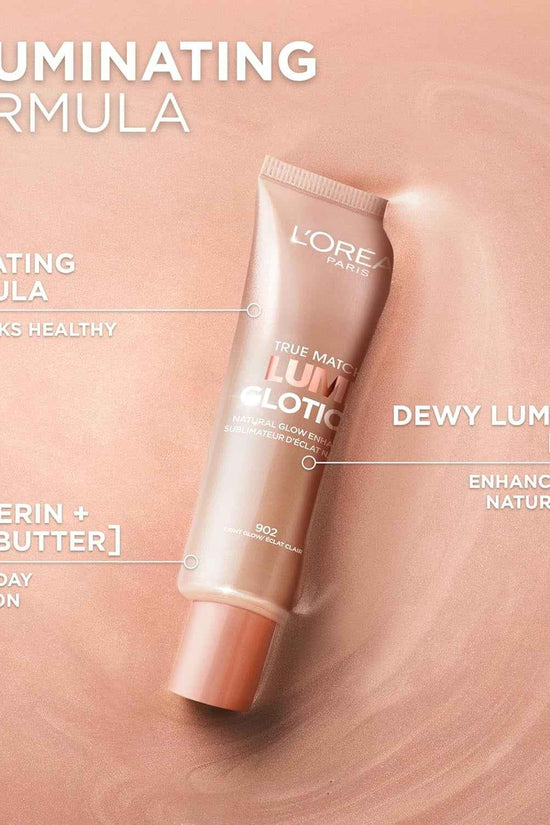 Makeup True Match Lumi Glotion, Natural Glow Enhancer, Illuminator Highlighter, Bronzing Drops for a Sun-Kissed Glow, 903 Medium