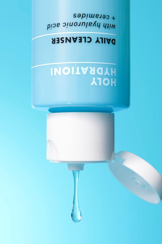 SKIN Holy Hydration! Daily Cleanser, Face Cleanser for Washing Away Excess Oil, Impurities & Makeup, Made with Hyaluronic Acid, Vegan & Cruelty-Free