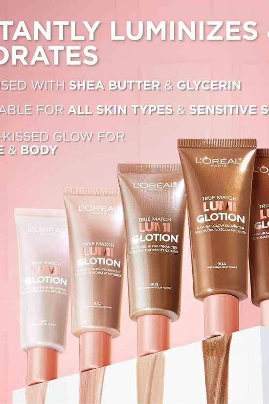 Makeup True Match Lumi Glotion, Natural Glow Enhancer, Illuminator Highlighter, Bronzing Drops for a Sun-Kissed Glow, 903 Medium