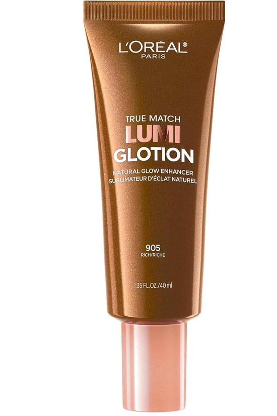 Makeup True Match Lumi Glotion, Natural Glow Enhancer, Illuminator Highlighter, Bronzing Drops for a Sun-Kissed Glow, 903 Medium