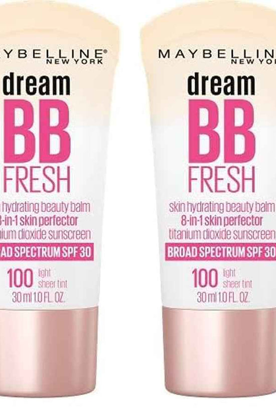 Dream Fresh Skin Hydrating BB Cream, 8-In-1 Skin Perfecting Beauty Balm with Broad Spectrum SPF 30, Sheer Tint Coverage, Oil-Free, Light/Medium, 1 Fl Oz