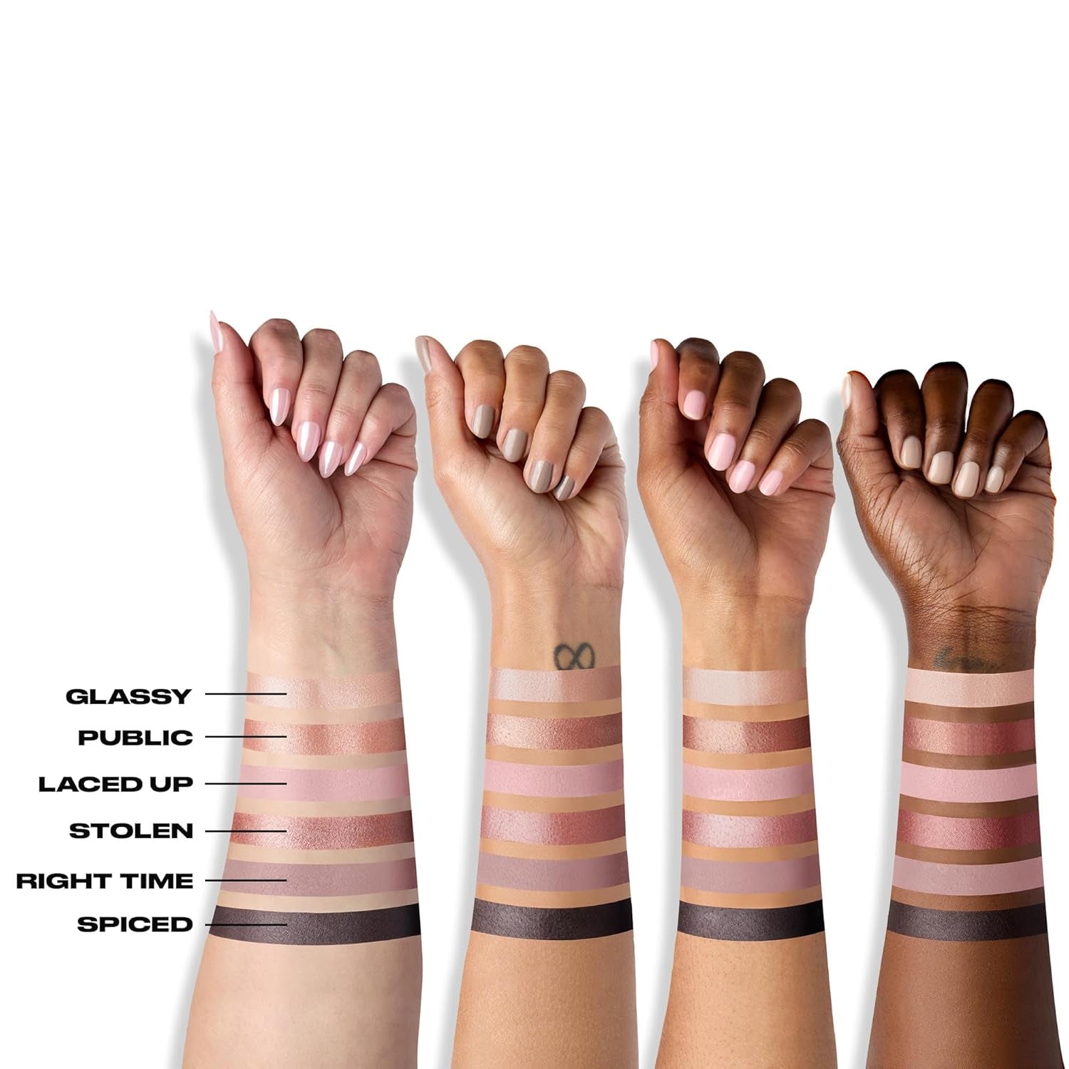 Naked 3 Mini Eyeshadow Palette - 6 Soft Pink Shadows, Matte & Shimmer Finishes, Ultra-Blendable Everyday Rosy Neutrals, Long-Lasting Wear, Travel Makeup with Mirror