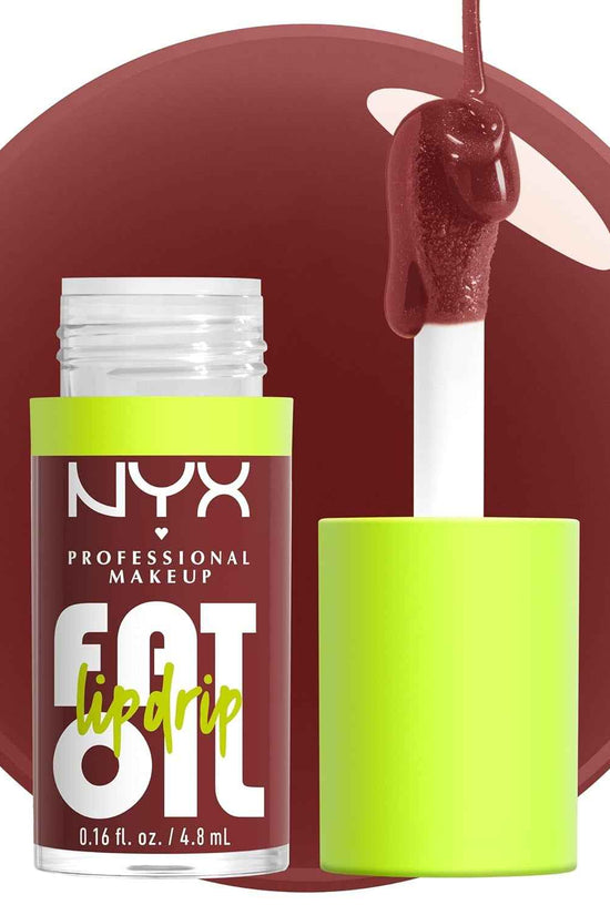 Fat Oil Lip Drip, Moisturizing Lip Oil Gloss, Vegan Tinted Formula, up to 12 HR Hydration - Missed Call (Sheer Pink)