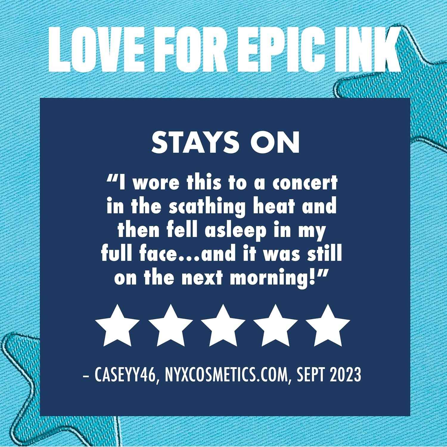 Epic Ink Liner, Waterproof Liquid Eyeliner - Black, Vegan Formula