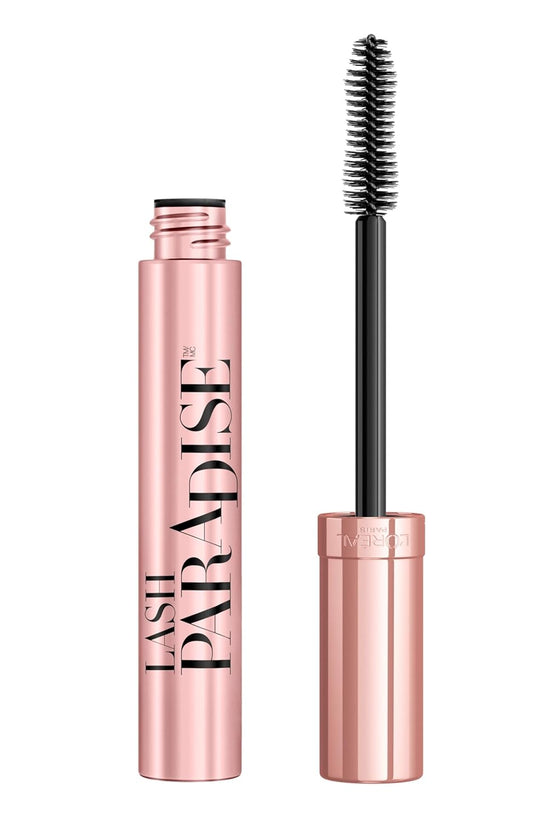 Makeup Voluminous Lash Paradise Mascara, Voluptuous Volume, Intense Length, Feathery Soft Full Lashes, No Flaking, No Smudging, No Clumping, Blackest Black, 0.25 Fl Oz (Pack of 1)