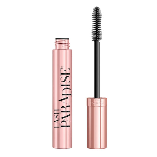 Makeup Voluminous Lash Paradise Mascara, Voluptuous Volume, Intense Length, Feathery Soft Full Lashes, No Flaking, No Smudging, No Clumping, Blackest Black, 0.25 Fl Oz (Pack of 1)