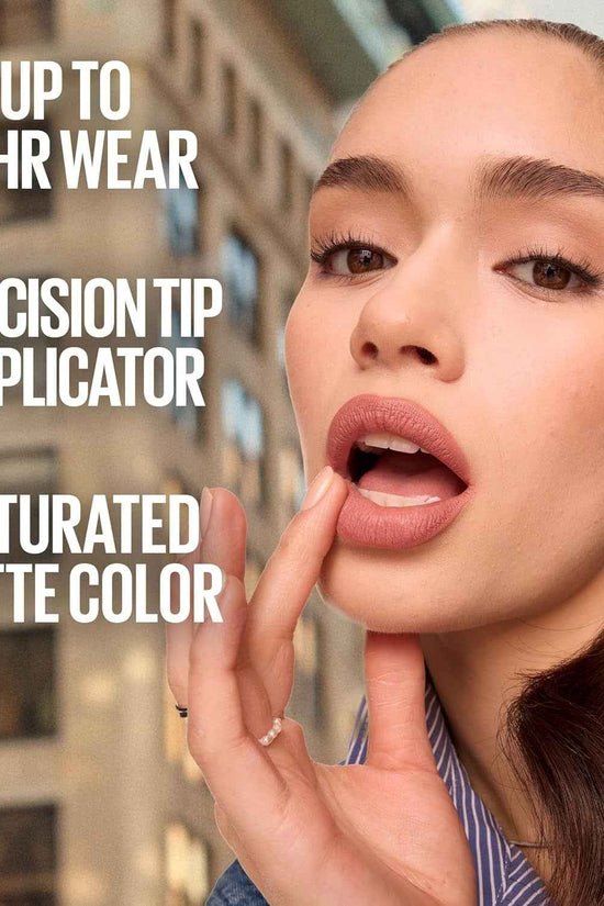 Super Stay Matte Ink Liquid Lipstick Makeup, Long Lasting High Impact Color, up to 16H Wear, Mover, Brown, 1 Count, Packaging May Vary