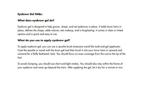 Brow Lift, Clear Eyebrow Shaping Wax for Holding Brows in Place, Creates a Fluffy Feathered Look, Vegan & Cruelty-Free, Clear