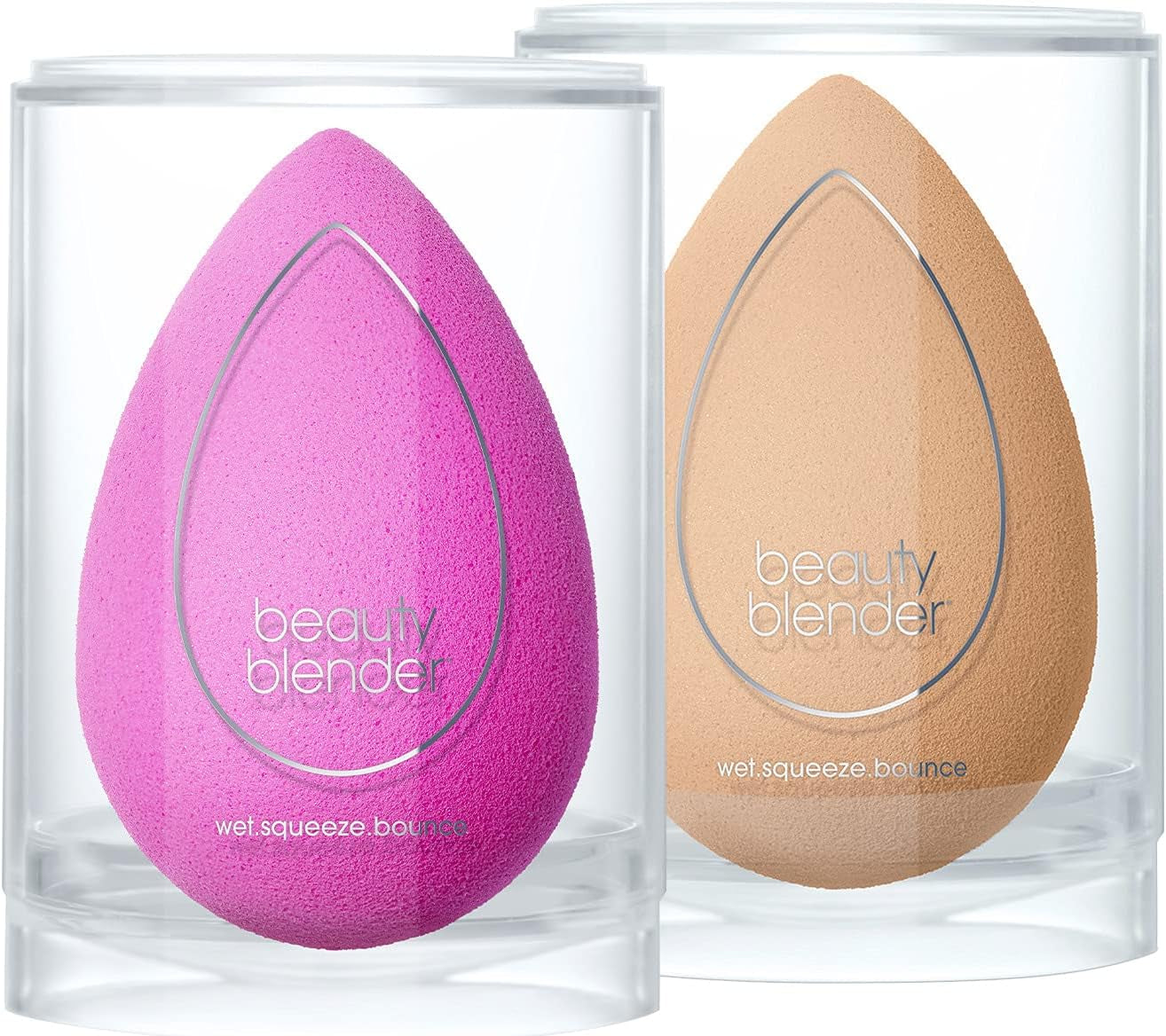 ® | Original Pink Beauty Blender Makeup Sponge, Super-Soft Foam Easily Blends Foundations, Powders & Creams, Made in USA, Reusable, Washable, Streak Free Application, Vegan, Cruelty Free