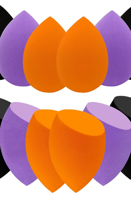 12 Pieces Professional Makeup Sponge Set,Latex Free Flawless Soft Setting Face Puffs,Multicolor Beauty Sponge Blender Cosmetic Applicator for Powder,Liquid,Facial Makeup Tools