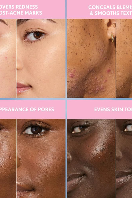 Clean Fresh Blurring Skin Tint with SPF 30, 430 Medium Neutral, Liquid Foundation, Soft Matte Finish, Smooths, Brightens, Blurs Pores, Mineral Sunscreen, Vegan Formula