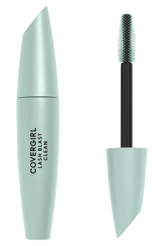 Lash Blast Clean Volume Mascara, Vegan Formula, Volumizing, Smudge-Proof, Cruelty Free, Very Black, 1 Count