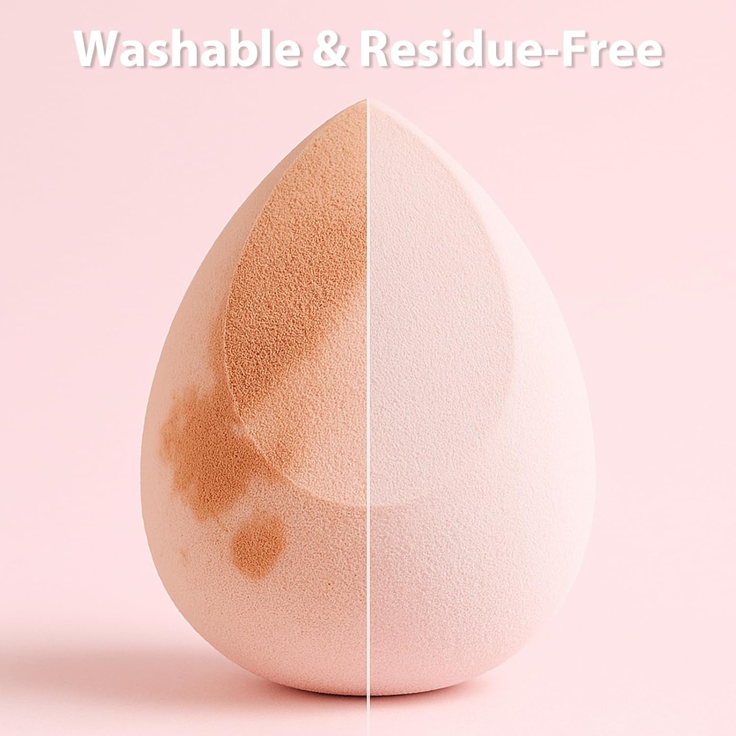 Makeup Sponge Set  Blender Sponges 7 Pcs for Liquid, Cream, and Powder, Latex Free, Multi Colored Beauty Sponges with 1 Mini Sponge, Vegan & Cruelty-Free