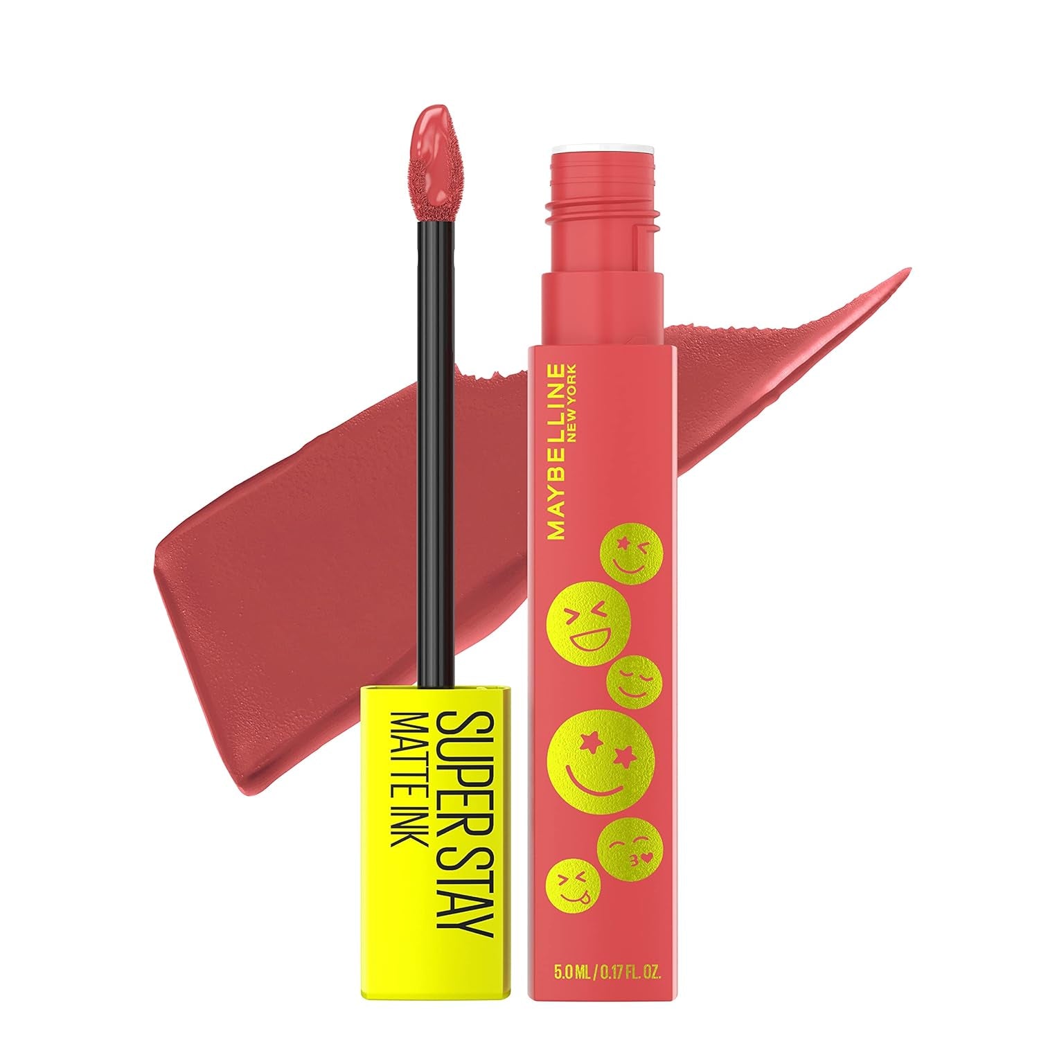 Super Stay Matte Ink Liquid Lipstick Makeup, Long Lasting High Impact Color, up to 16H Wear, Mover, Brown, 1 Count, Packaging May Vary