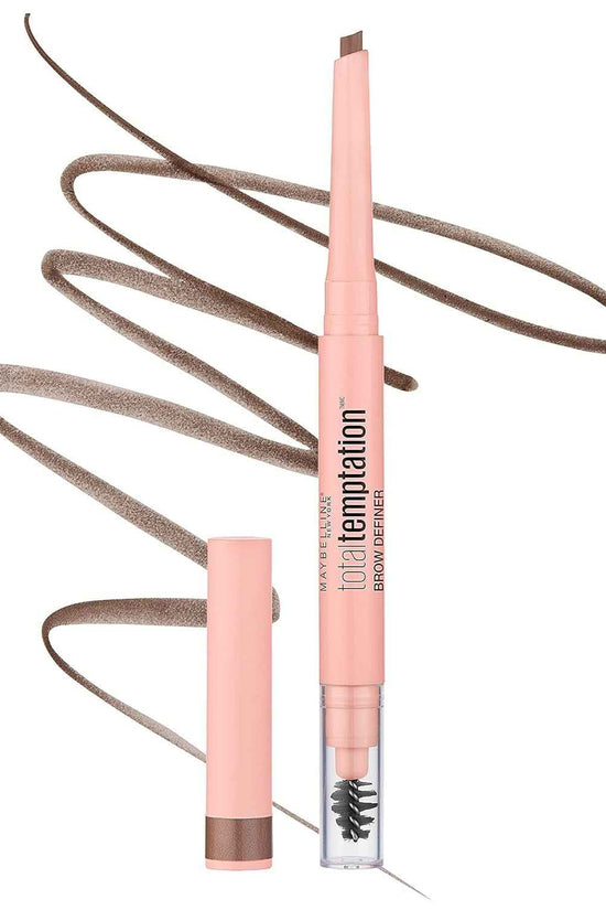Total Temptation Eyebrow Definer Pencil, Medium Brown, 1 Count