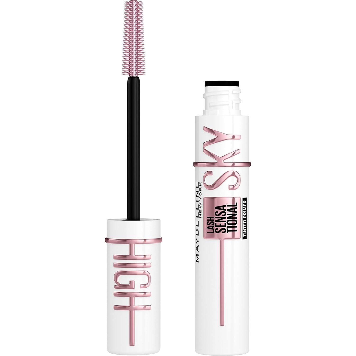 Lash Sensational Sky High Waterproof Mascara Makeup, Volumizing, Lengthening, Defining, Curling, Multiplying, Buildable Formula, Very Black, 1 Count