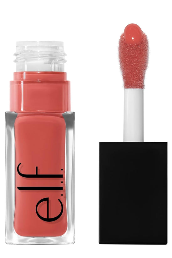 Glow Reviver Lip Oil, Nourishing Tinted Lip Oil for a High-Shine Finish, Infused with Jojoba Oil, Vegan & Cruelty-Free, Rose Envy