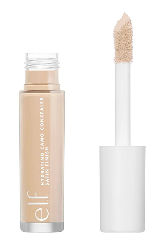 Hydrating Camo Concealer, Covers Blemishes & Under-Eye Circles, Full-Coverage & Delivers a Satin Finish, Vegan & Cruelty-Free, Light Sand
