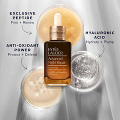 Advanced Night Repair Face Serum Synchronized Multi-Recovery Complex with Hyaluronic Acid & Peptides | anti Aging & Hydrating