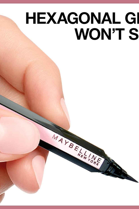 Hyper Easy Liquid Pen No-Skip Eyeliner, Satin Finish, Waterproof Formula, Pitch Black, 0.018 Fl Oz