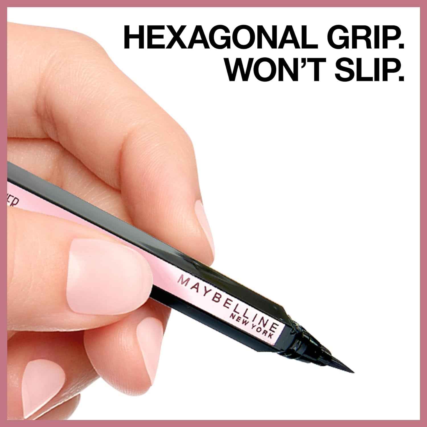 Hyper Easy Liquid Pen No-Skip Eyeliner, Satin Finish, Waterproof Formula, Pitch Black, 0.018 Fl Oz
