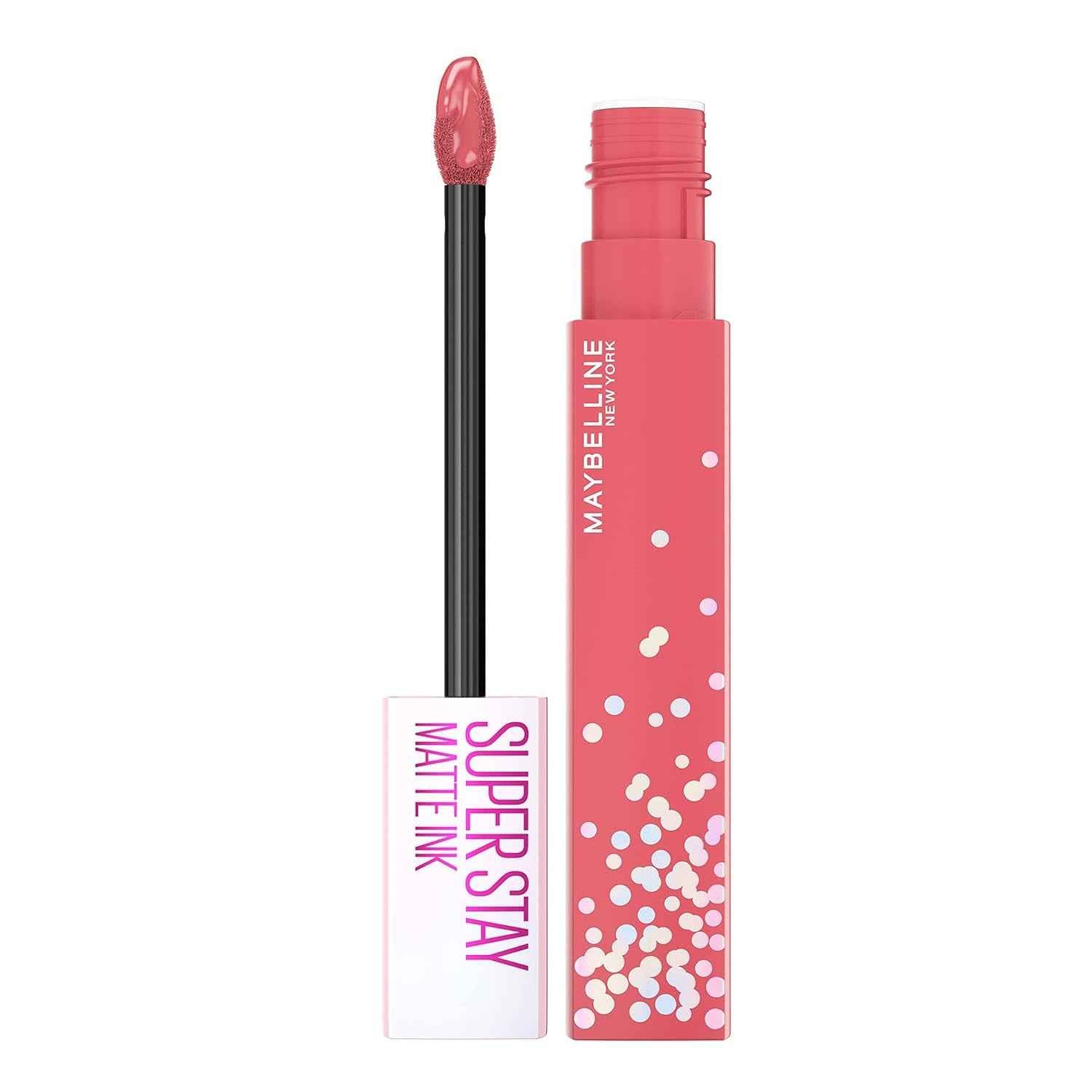 Super Stay Matte Ink Liquid Lipstick Makeup, Long Lasting High Impact Color, up to 16H Wear, Mover, Brown, 1 Count, Packaging May Vary