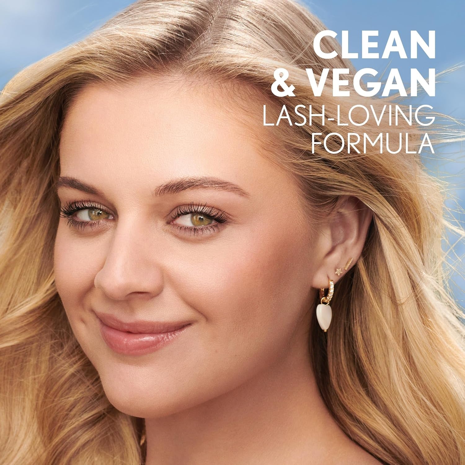 Lash Blast Clean Volume Mascara, Vegan Formula, Volumizing, Smudge-Proof, Cruelty Free, Very Black, 1 Count