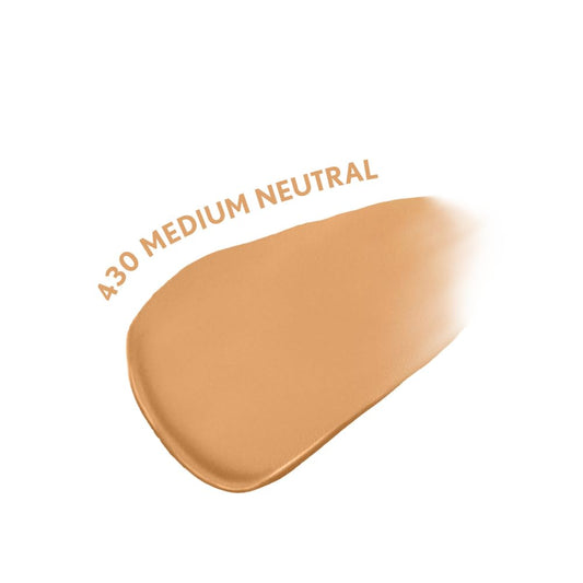 Clean Fresh Blurring Skin Tint with SPF 30, 430 Medium Neutral, Liquid Foundation, Soft Matte Finish, Smooths, Brightens, Blurs Pores, Mineral Sunscreen, Vegan Formula