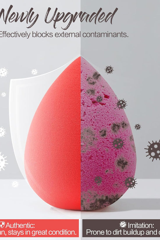 Makeup Sponge Set 5 Pack Micro Porous Low Absorption Soft Latex Free Foundation Beauty Sponges & Blenders for Powder Cream