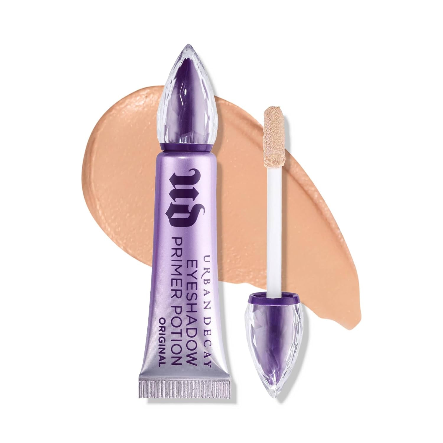 Eyeshadow Primer Potion - Smooth Eye Makeup Base, Crease-Free Eyeshadow, Waterproof & Long-Lasting Nude Eye Primer, Universal for All Skin Tones, More Vibrant Color, Paraben-Free, Vegan