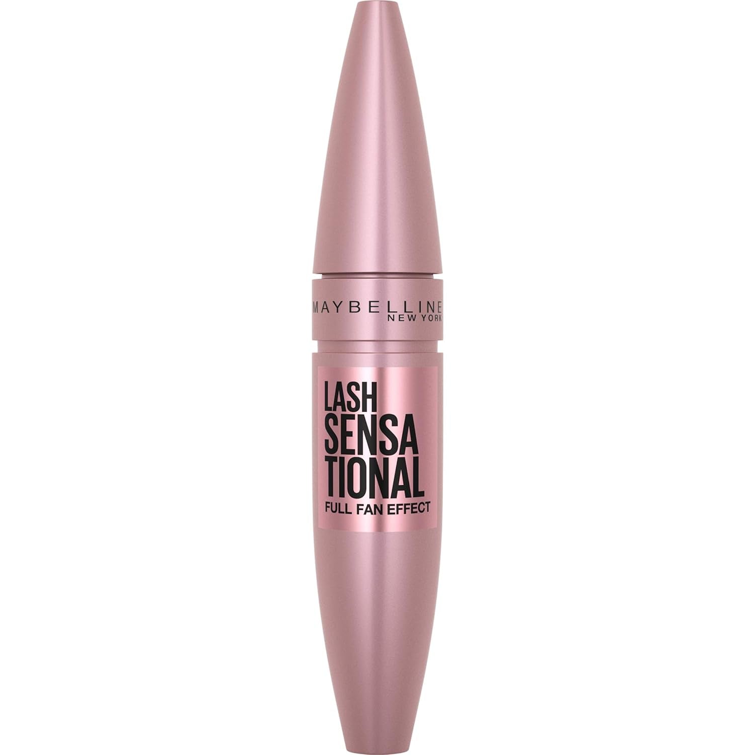 Lash Sensational Washable Mascara, Lengthening and Volumizing for a Full Fan Effect, Blackest Black, 1 Count