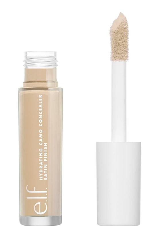 Hydrating Camo Concealer, Covers Blemishes & Under-Eye Circles, Full-Coverage & Delivers a Satin Finish, Vegan & Cruelty-Free, Light Sand
