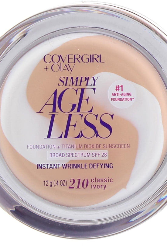 & Olay Simply Ageless Instant Wrinkle-Defying Foundation, Creamy Natural 0.44 Fl Oz (Pack of 1)
