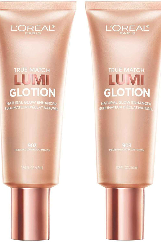 Makeup True Match Lumi Glotion, Natural Glow Enhancer, Illuminator Highlighter, Bronzing Drops for a Sun-Kissed Glow, 903 Medium