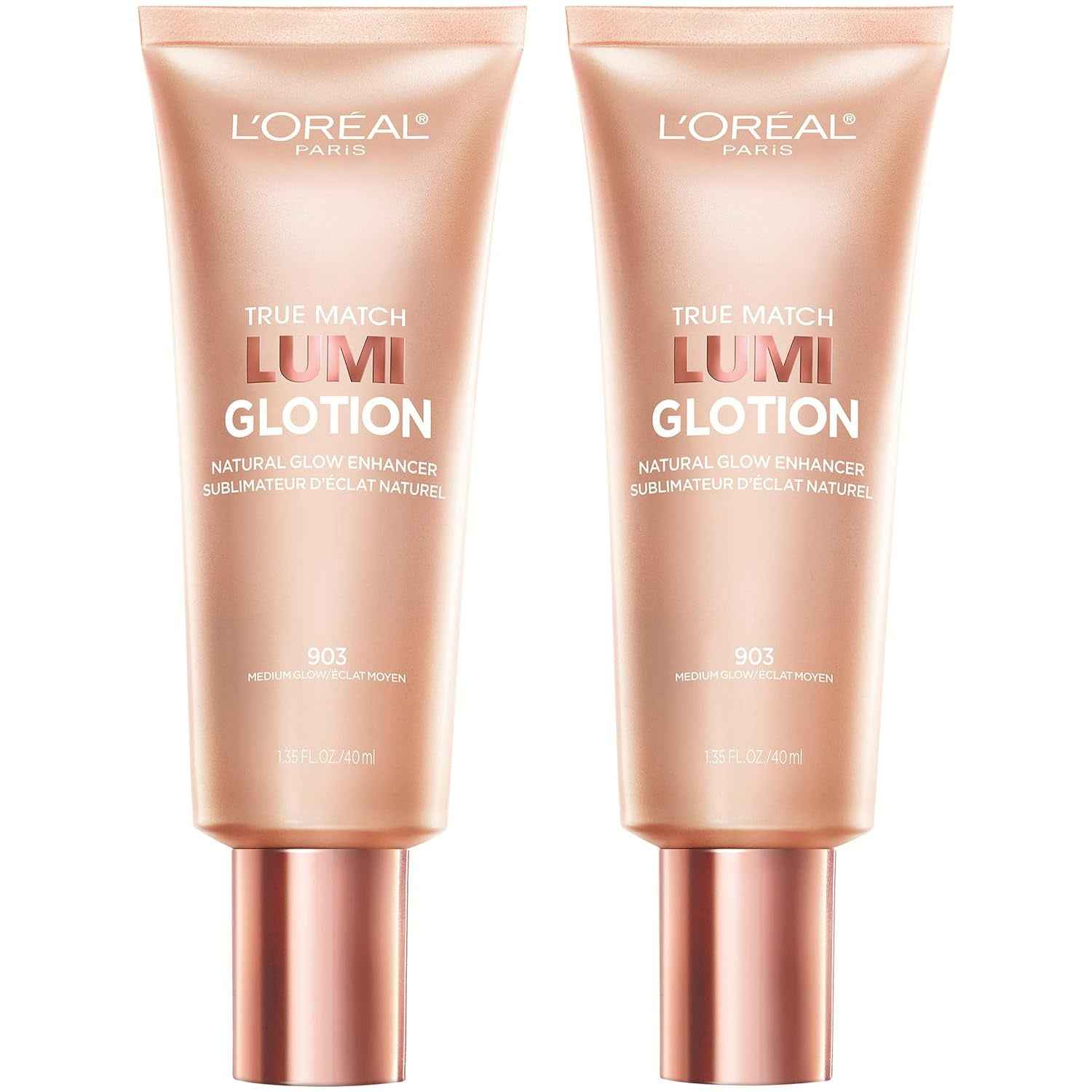 Makeup True Match Lumi Glotion, Natural Glow Enhancer, Illuminator Highlighter, Bronzing Drops for a Sun-Kissed Glow, 903 Medium