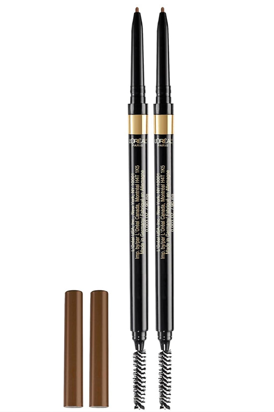 Makeup Brow Stylist Definer Waterproof Eyebrow Pencil, Ultra-Fine Mechanical Pencil, Draws Tiny Brow Hairs and Fills in Sparse Areas and Gaps, Dark Brunette, 0.003 Ounce (Pack of 1)