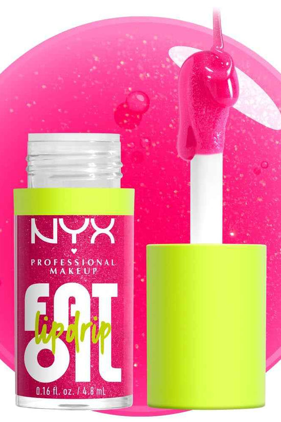 Fat Oil Lip Drip, Moisturizing Lip Oil Gloss, Vegan Tinted Formula, up to 12 HR Hydration - Missed Call (Sheer Pink)
