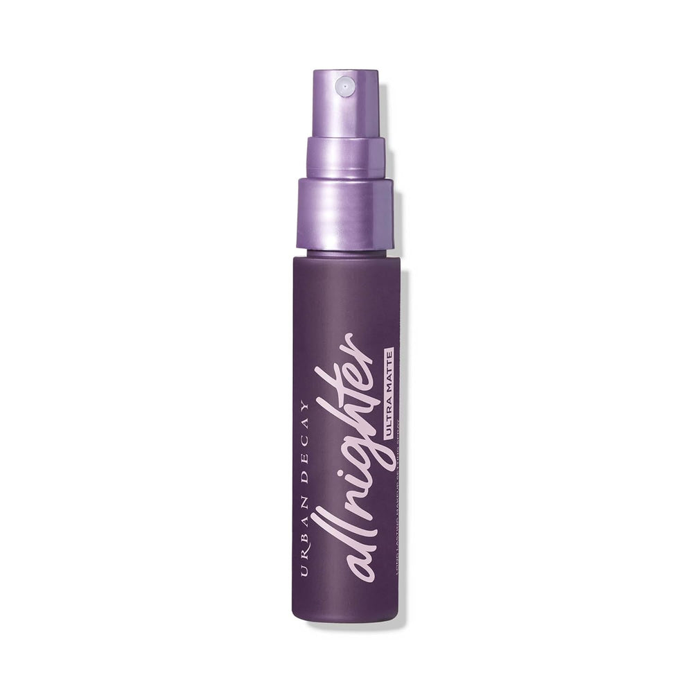 All Nighter Ultra Matte Makeup Setting Spray for Face, Transfer-Proof, Long-Lasting 16 HR Wear, with Oil-Absorbing Kaolin Clay, Matte Finish, Oil-Free, Paraben-Free, Vegan
