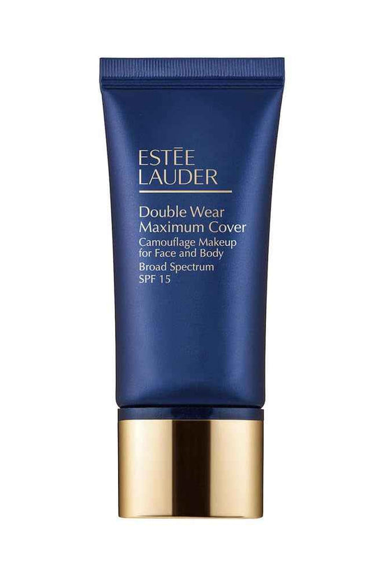 Double Wear 24-Hour Maximum Cover Camouflage Foundation for Face and Body SPF 15 | Full Coverage | Covers Scars & Tattoos, 1.0 Fl Oz