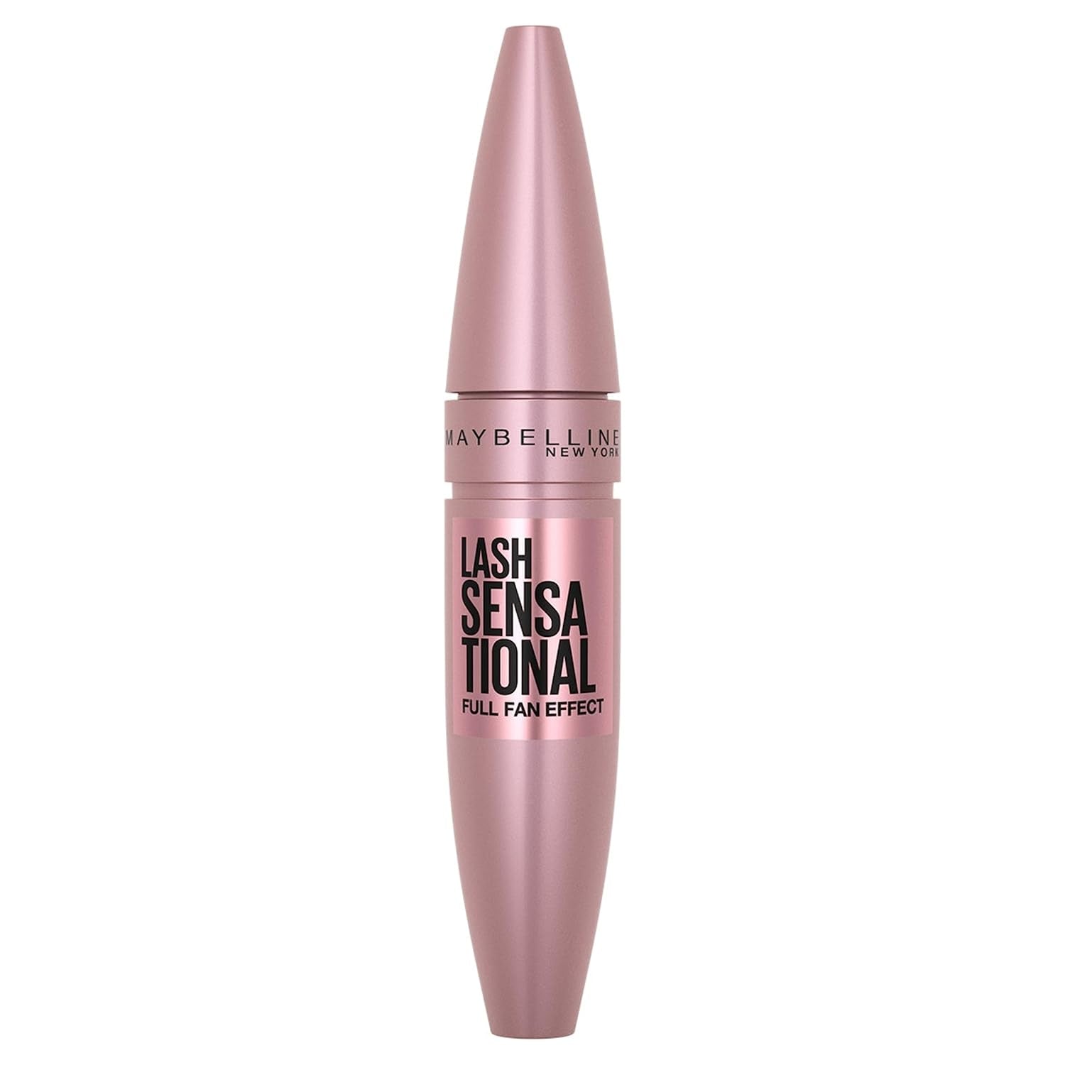 Lash Sensational Washable Mascara, Lengthening and Volumizing for a Full Fan Effect, Blackest Black, 1 Count