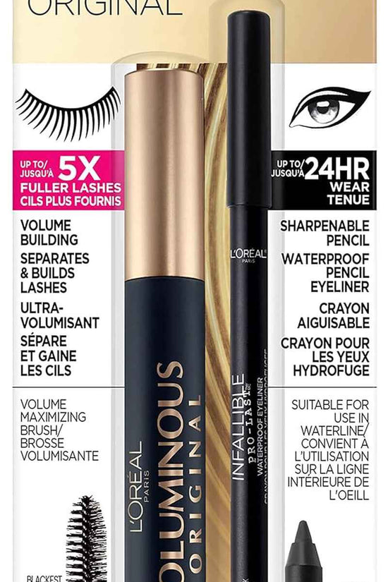 L’Oreal Paris Makeup Voluminous Original Volume Building Mascara, Carbon Black, 0.26 Fl Oz