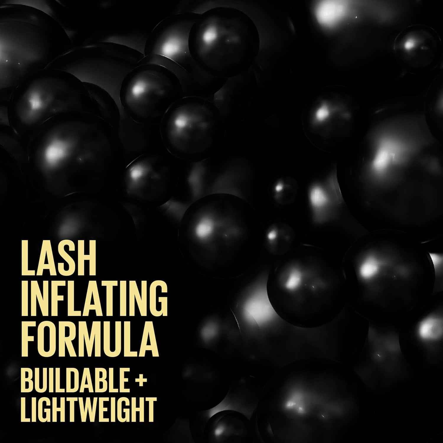 the Colossal Bubble Washable Mascara, Buildable Mascara Volume and Length Formula for Bold, Separated Lashes, Blackest Black, 1 Count