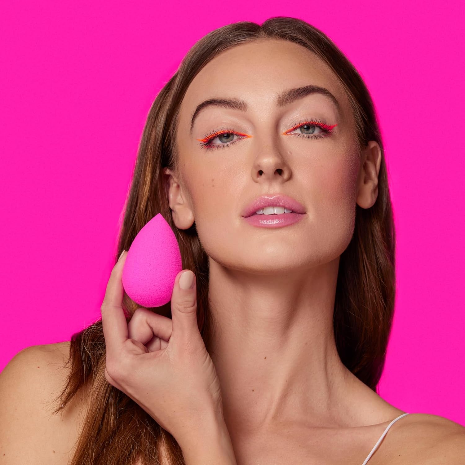 ® | Original Pink Beauty Blender Makeup Sponge, Super-Soft Foam Easily Blends Foundations, Powders & Creams, Made in USA, Reusable, Washable, Streak Free Application, Vegan, Cruelty Free