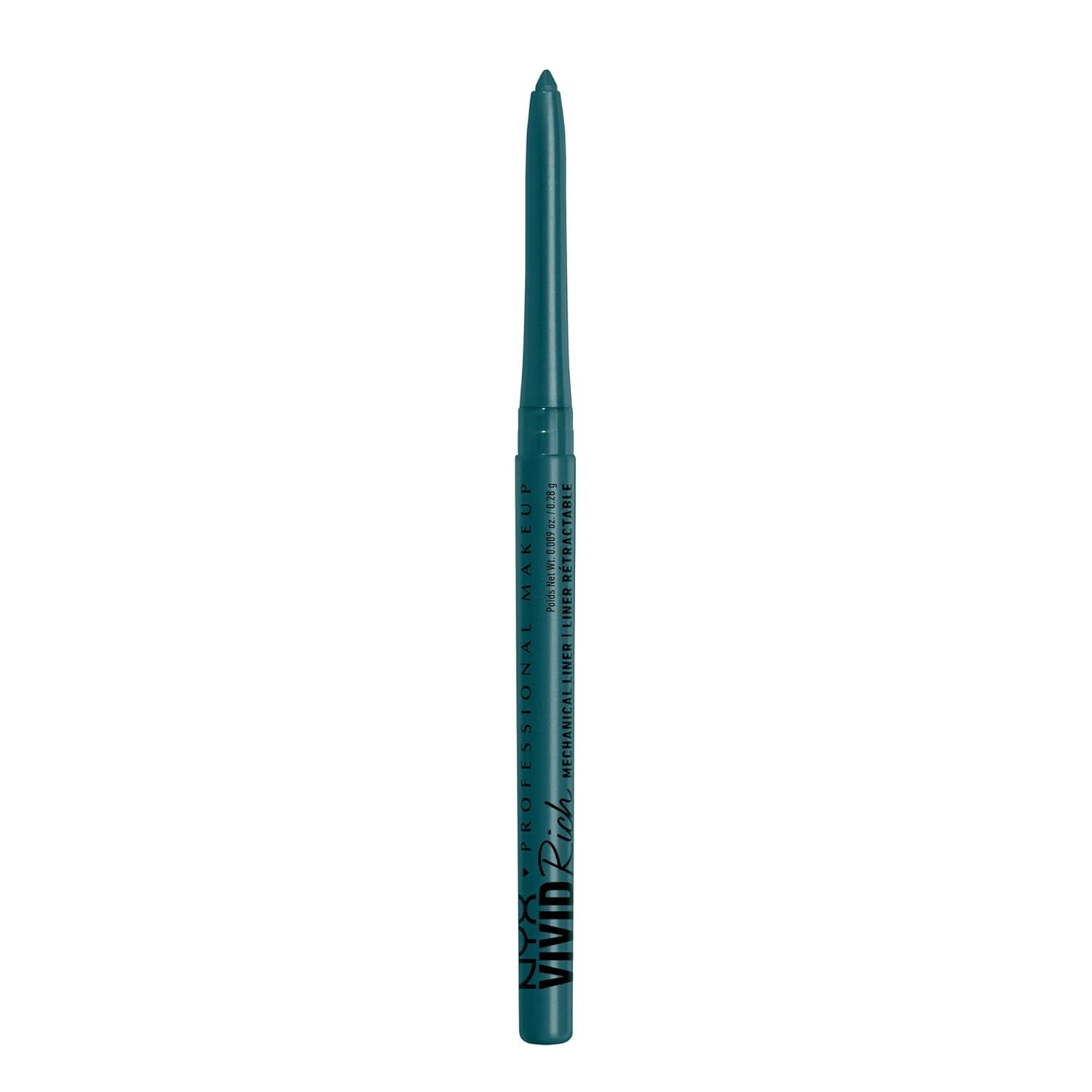 Mechanical Eye Pencil,Vivid Rich Mechanical, Creamy Retractable Eyeliner - Always Onyx, Black Eyeliner