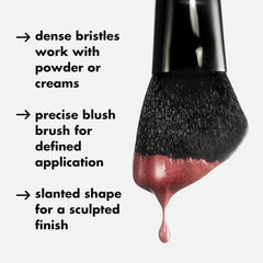 Angled Blush Brush, Face Makeup Brush for a Sculpted Look, Great for Cream, Liquid or Powder Blush, Bronzers & More, Vegan & Cruelty-Free