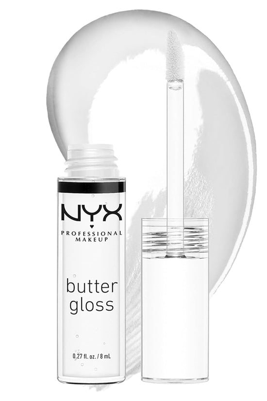 Butter Gloss, Non-Sticky Lip Gloss - Sugar Glass ,Clear